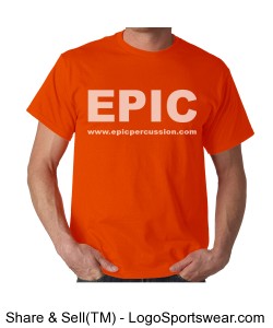 EPIC T-shirt - Orange Design Zoom