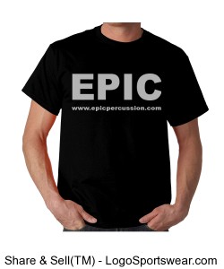 EPIC T-shirt - Black Design Zoom