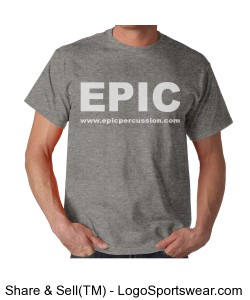 EPIC T-shirt - Grey Design Zoom